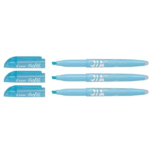 PILOT Frixion Light Pastellblau 3er-Set