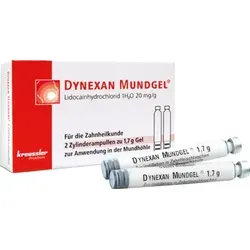 Dynexan Mundgel Zylinderampullen 2X1.7 g