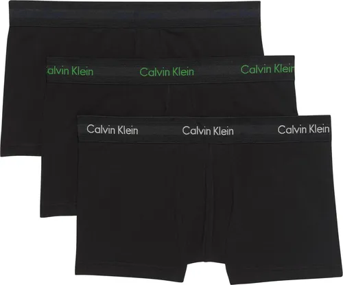 CALVIN KLEIN UNDERWEAR LOW RISE TRUNK 3PK, Herren, Gr. XL - Herrenunterhosen in schwarz, körpernaher Schnitt aus elastischem Jersey für optimalen Tragekomfort und stylische Logoschriftzüge.