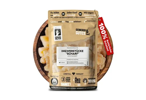 Bremer Gewürzhandel Trockenfrüchte Ingwerstücke scharf, leicht kandiert