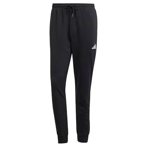 Produktbild adidas Herren Essentials FEELCOZY French Terry Pant, Schwarz/Weiß, XXL