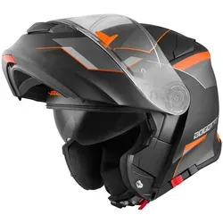 Bogotto V271 Delta Klapphelm, schwarz-orange, Größe XS in orange von Bogotto