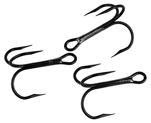 Skeater Power Treble Round Jaw Point Barbless - 8 Drillingshaken, Größe:2