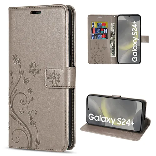 Hülle für Samsung Galaxy S24+ Handyhülle Handy Tasche Wallet Case Flip Cover Neu