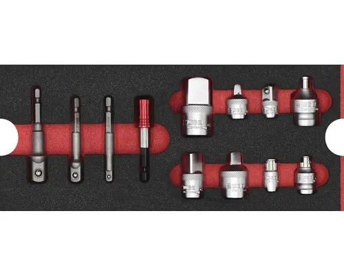 Moduleinlage Adapterset WGB 268 x 38 x 114 mm schwarz 12-tlg