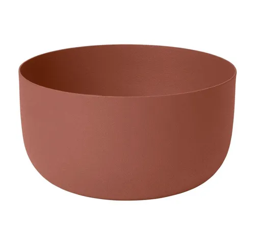 blomus Schüssel Schale REO medium Schüssel Schälchen pulverbeschichtet Rustic Brown, Stahl, (kein)