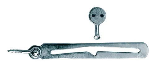 GSG Baubeschläge Fensterscheren Nr.975/999 b hell verzinkt Winkel - 09-42011-0008 (VPE: 1 Paar)