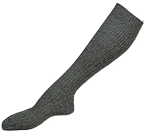 BW Stiefelsocke m. Keilferse grau
