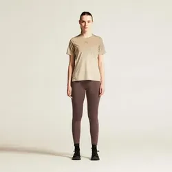 Craft Pro Trail 2 Laufshirt Damen - Beige, Größe XL - Fahrradbekleidung, leicht und atmungsaktiv für Trailrunnerinnen – schnelltrocknendes Material mit Mesh-Einsätzen sorgt für optimale Belüftung und Komfort bei langen Distanzen.