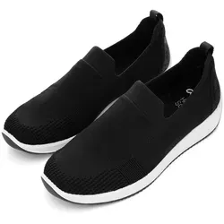 ara Damen LISSABON Slipper, Schwarz, 41.5 EU – Bequem und stilvoll - Komfortabler Slipper mit Wechselfussbett und Pull-on-Verschluss für müheloses Anziehen. Ideal für den Alltag und für jeden Anlass geeignet.