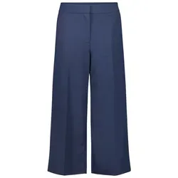 Betty Barclay Stoffhose mit weitem Bein und Bügelfalten in Marine, Größe 46 - Bequeme Stoffhose mit weitem Bein für optimalen Tragekomfort. Die Bügelfalten verleihen einen eleganten Look, ideal für verschiedene Anlässe. Der Stretch-Anteil sorgt für eine perfekte Passform den ganzen Tag.