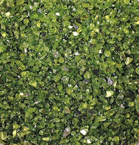 Eurosand SPIEGELGRANULAT, 1 kg. Spiegelglasgranulat, Spiegelglas 1-4 mm. 1000 g. Farbe: GRÜN -50