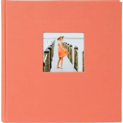 goldbuch Fotoalbum Bella Vista Trend 30x31 100 weiÃe Seiten  lachs