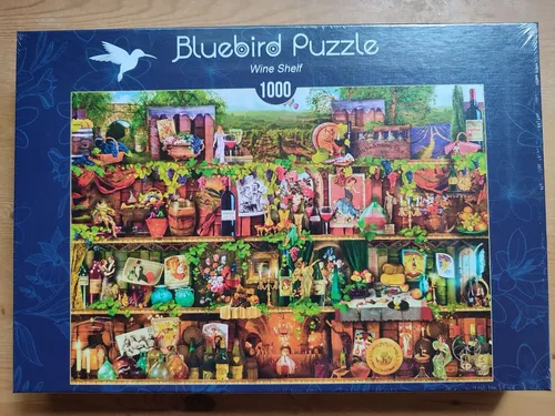 Puzzle - Wine Shelf - 1000 Teile - Bluebird (70304)