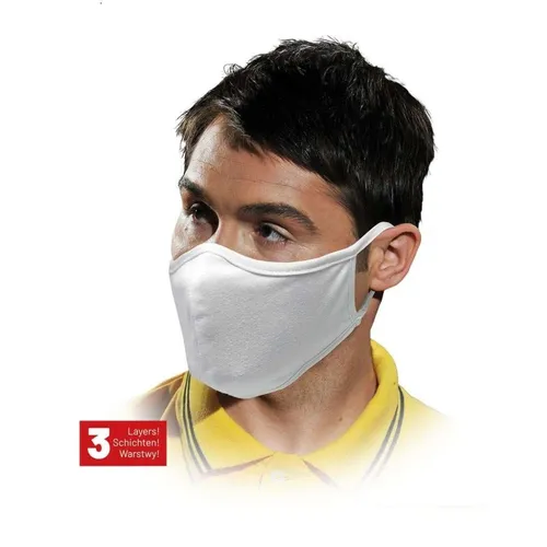 WIEDERVERWENDBARE BAUMWOLLMASKE 10 Stück