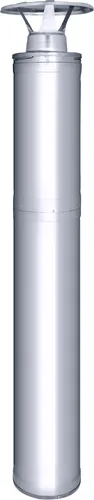 Harvia Edelstahlschornstein Set 1500 für Fasssauna mit Zubehörsatz WHP1500BS - Saunen, Dampfbäder & Infrarot-Wärmekabinen, langlebiges Edelstahlmaterial für optimale Sicherheit und Leistung in Ihrer Fasssauna.