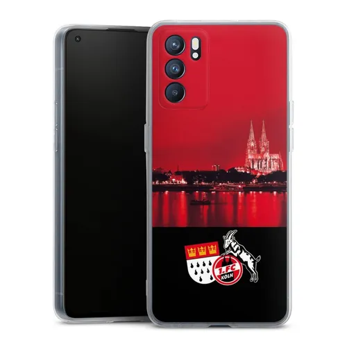 Handyhülle für Oppo Reno 6 5G 1. FC Köln Offizielles Lizenzprodukt Skyline