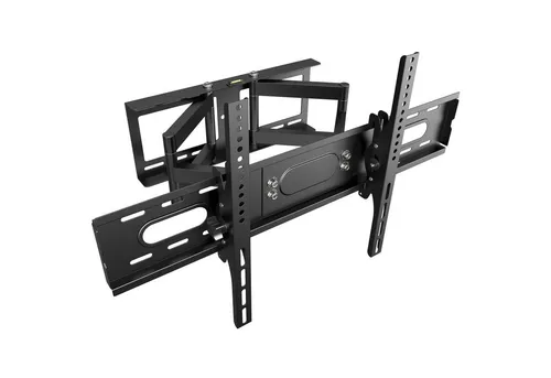 RICOO TV-Wandhalterung XL, bis 75 Zoll, schwenkbar & neigbar - TV-Wandhalterung für 30-65 Zoll Fernseher, schwenkbar bis 120° und neigbar bis -15°. Ideal für flexible Bildschirmpositionierung und maximale Stabilität bis 75 kg.