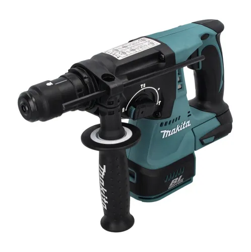 Makita DHR 243 Z Akku Bohrhammer 18 V - Bürstenloser Motor für optimale Leistung - Bohrmaschine mit 18 V, bürstenlosem Motor und Zusatzgriff für präzises Arbeiten. Ideal für anspruchsvolle Bohr- und Meißelarbeiten.