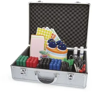 Magnetoplan Moderationskoffer 11215, Aluminiumkoffer, 3176 Teile