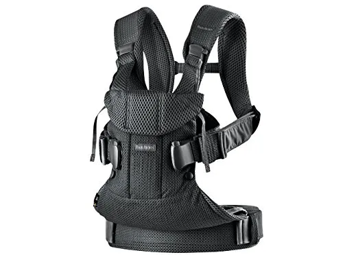BabyBjörn Babytrage One Air, 3D-Netzstoff, Schwarz