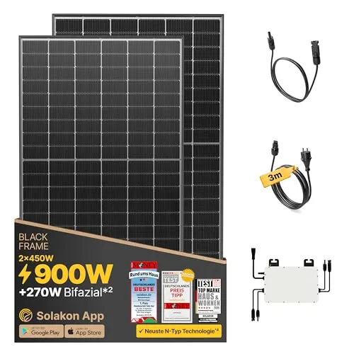 Solakon® 900W Balkonkraftwerk von Solakon