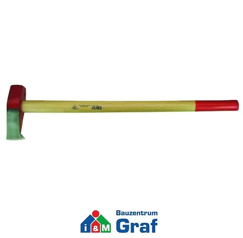 HaWe Holzspalthammer Spalthammer Holzspalter, Hickorystiel 900mm, 3 kg /#858286