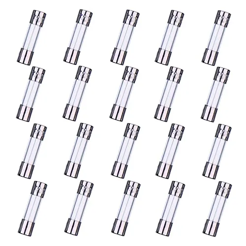 HUAREW F4AL250V 20 Stück 5x20mm flinke Glass icherung 4A 250V 0,2x0,78 Zoll zeitverzögerte Sicherung (Packung mit 20 Stück)