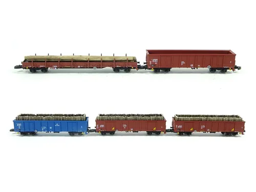 Märklin Z Wagen Set Holztransport PKP 86683 neu OVP