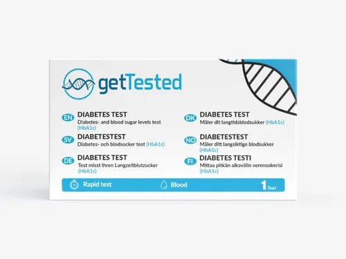 Diabetes HbA1c-Schnelltest - Praktisches Blutzucker-Testset für die einfache Selbstkontrolle. Ergebnis in Minuten, ideal für die Gesundheitsvorsorge. Enthält alles für eine unkomplizierte Heim-Entnahme.