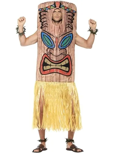 Smiffys Tiki Totem Kostüm, Braun von Smiffys
