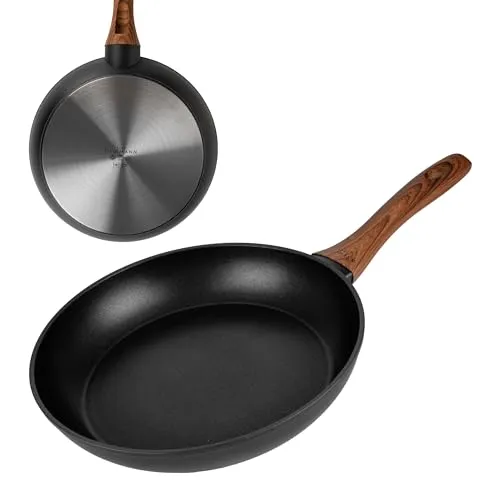 KARL HAUSMANN Antihaft Pfanne Induktion Ø 28 cm - Vielseitige Bratpfanne für alle Herdarten, mit optimaler Wärmeverteilung und gesundem Kochen ohne Fett – ideal für kreative Kochabenteuer.