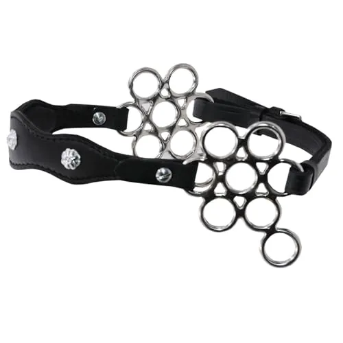 AMKA Hackamore Barock Glücksrad/Flower, gepolstert 034/101