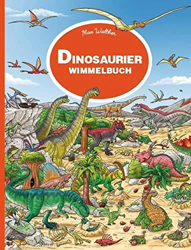 Dinosaurier Wimmelbuch Pocket: Die praktische Pocket Ausgabe für unterwegs