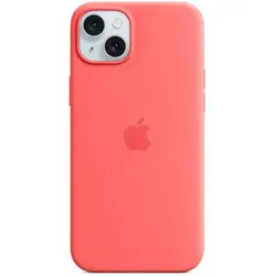 APPLE Silikon Case mit MagSafe für iPhone 15 Plus in orange von Apple