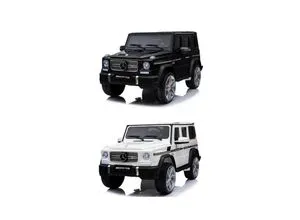 Kinder Geländewagen Mercedes Benz G65 Premium Xxl Amg Fernbedienung Mp3 2x45W weiß