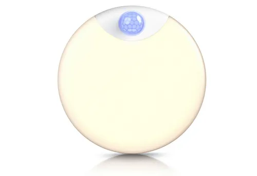 BEARWARE LED Nachtlicht Schranklicht mit Bewegungsmelder, Akku, USB-C, dimmbar, Automatische Ein-/Ausschaltung, Nachtlichtfunktion, LED fest integriert, Neutralweiß, PIR 120°, 4 m, 20 s Timer, 5-50 lm, Lichtsensor, Magnethalterung