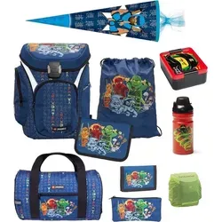 Familando Lego Ninjago Schulranzen Set für 1. Klasse