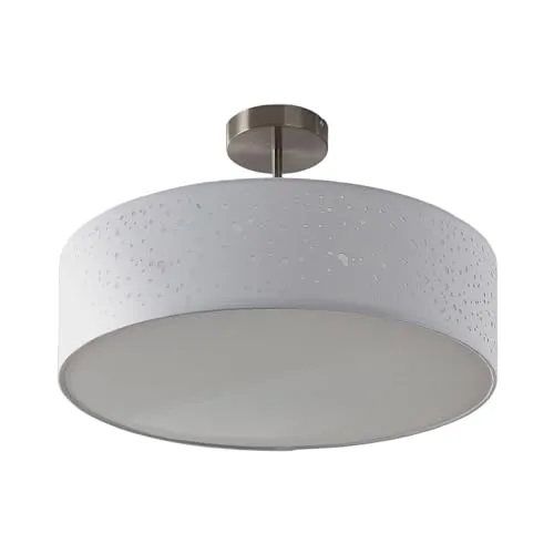 Lindby Deckenlampe Textil Ø 50cm - Dimmbar und Modern - Stilvolle Deckenleuchte mit modernem Design, dimmbar und ideal für verschiedene Räume wie Wohnzimmer und Schlafzimmer. Energieeffizienzklasse und hochwertige Textilverarbeitung.