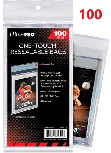 Ultra PRO 100 One-Touch Resealable Bags Magnetic Holder Pokemon Magic One Piece