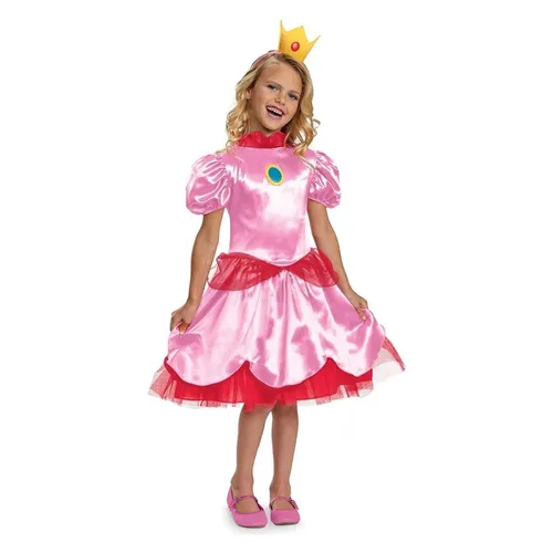Disguise Princess Peach Fancy Dress Intl, 7-8 in pink von JAKKS Pacific