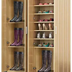 Paar Stiefelspanner [24x22cm] - Form Einsätze | Hoch Stiefel Stütze für Damen und Herren Schuhe Farbe - schwarz | Schuhspanner | Stiefeldehne... 10