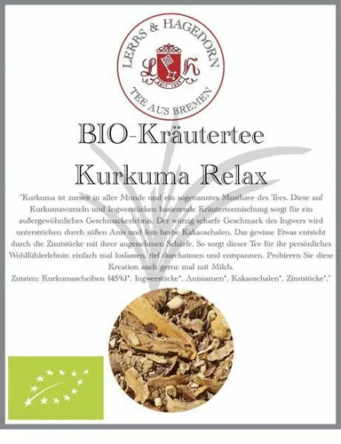 BIO Kräutertee Kurkuma Relax 1 kg