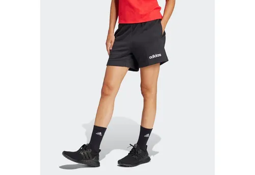 adidas Sportswear Shorts W LIN FT SHO (1-tlg) Mitelhoher Bund mit Kordelzug, aus weichem French Terry