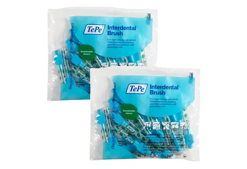 TePe Interdentalbürsten 40er-Pack TePe Original Zahnreinigungsstäbchen aus Schweden, inkl. 20 Schutzkappen