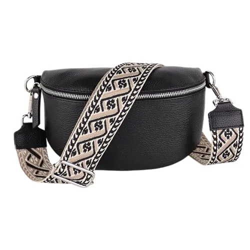 Bauchtaschen Schwarz von MIRROSI