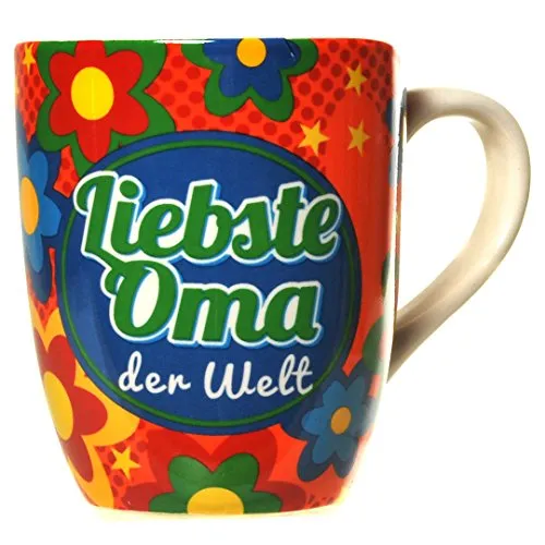 Tasse Liebste Oma der Welt bunt