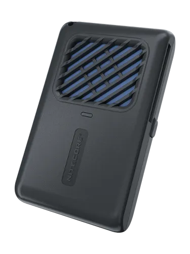Nitecore EMR06 – Mobiler Mückenschutz für Outdoor-Aktivitäten - Effektive Mückenabwehr mit 4,8 Meter Schutzzone, ideal für Camping und Angeln. Inkl. 3 Wirkstoffplättchen, leicht und wiederaufladbar für nachhaltigen Einsatz.