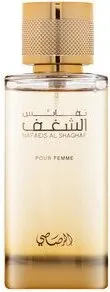 Rasasi Shaghaf Pour Femme Eau de Parfum 100 ml - Orientalischer Damenduft mit blumiger Komposition, ideal für elegante Frauen, die einen unvergesslichen Eindruck hinterlassen möchten.