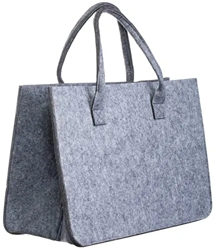 Brandsseller | Filztasche | Einkaufstasche | Kaminholztasche | Aufbewahrungskorb | ca. 50 x 34 x 27 cm